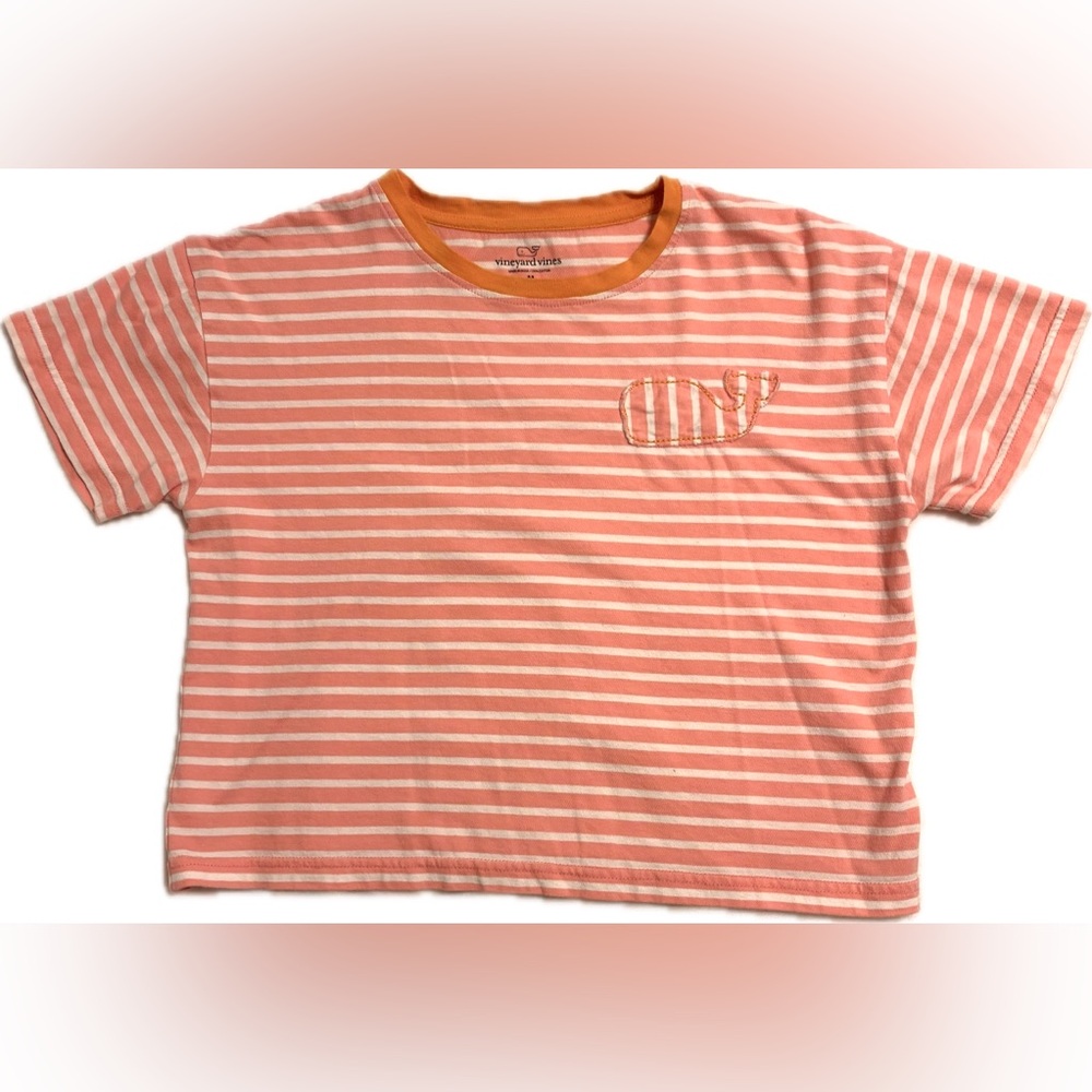 Vineyard Vines Girls Girls' Boxy Whale Patch Tee